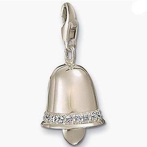 Thomas Sabo pavé sterling silver bell charm (vintage)